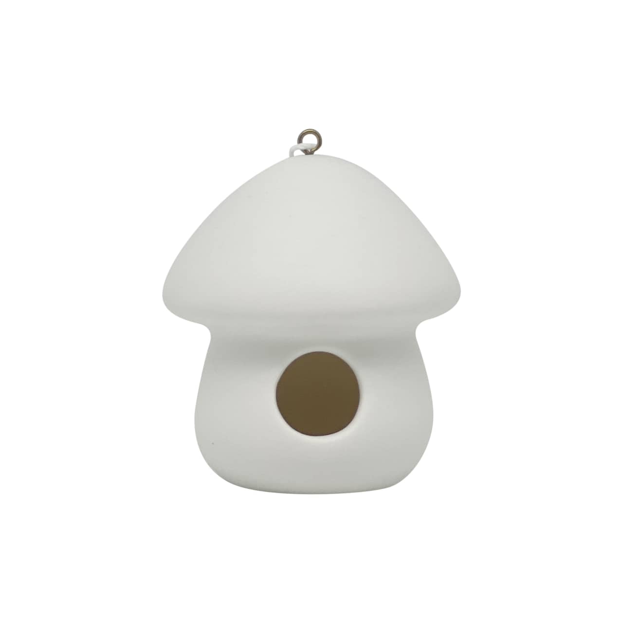 16 Pack: 3.5" Ceramic Mushroom Birdhouse by Make Market®